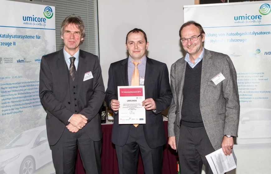 TU Darmstadt Ideas Competition 2012 – First Place for Optical Spray Analysis